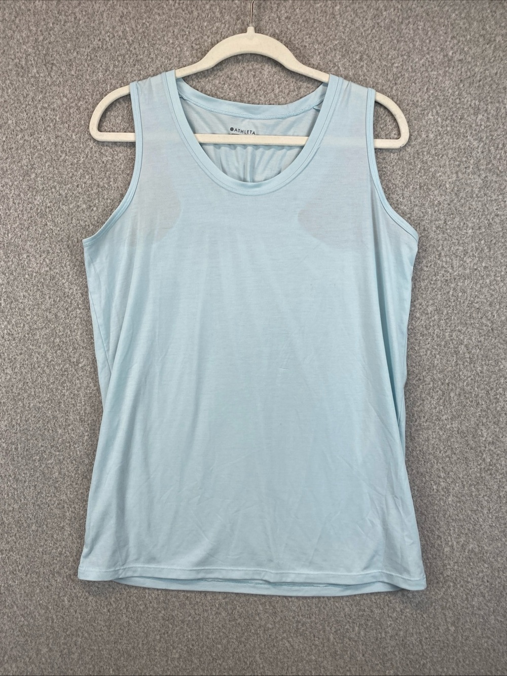 Athleta Lightweight Racer Back Tank Top Mint Green Women Size Medium
